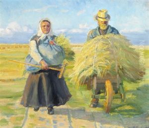 Bringing The Harvest Home by Anna Kirstine Ancher