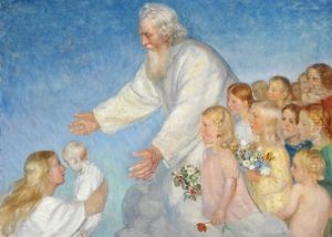 Our Lord Receives The Dead Child by Anna Kirstine Ancher
