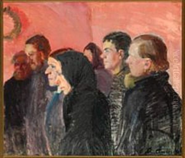 A Funeral by Anna Kirstine Ancher