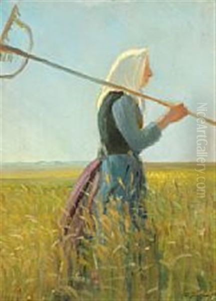 A Harvest Girl - view 1