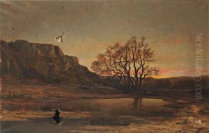 Paysage Le Soir by Tancrede Abraham