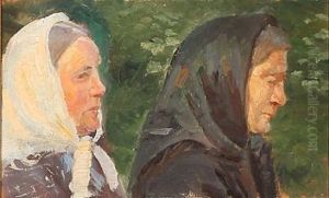 Two Women From Skagen by Anna Kirstine Ancher