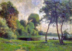 Paysage by Tancrede Abraham