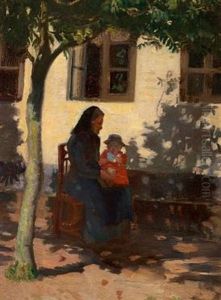 One Of Anna Ancher's Sisters by Anna Kirstine Ancher