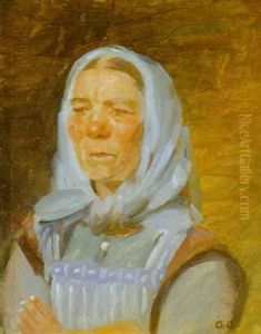 Portraet Af Fiskerkone