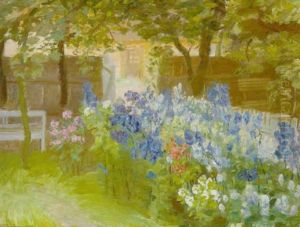 Blomster I Brondums Have, Udsigt Mod Rullestuen