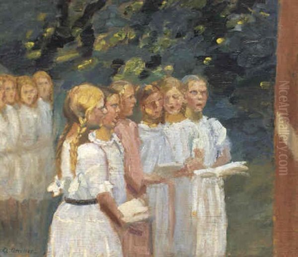 Morgensang, Dannebrog Hejses - view 1