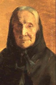 Portraet Af Kunstnerens Moder, Fru Brondum