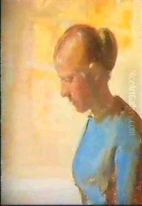 Pige I Interior by Anna Kirstine Ancher