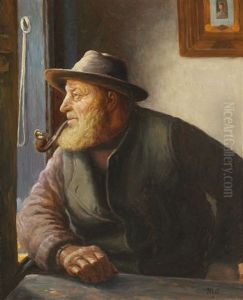Fischerman And Rescuer Ole Svendsen From Skagen Seen In Profile