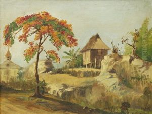 Barrio Scene by Isidro Ancheta