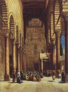 Vue Interieure De La Mosquee Du Sultan Al Ashraf Qaytbay. Le Caire Vue Interieure De La Mosquee Du Sultan Al Ashraf Qaytbay. Le Caire