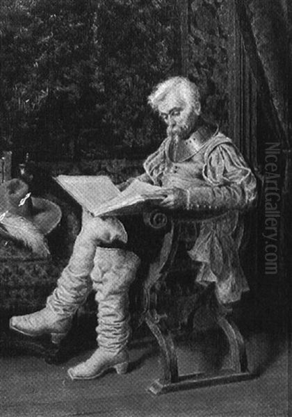 A Cavalier Reading - view 1