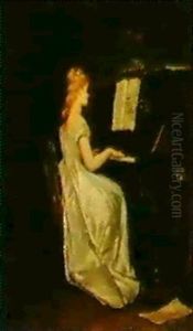 Al Pianoforte by Vito d' Ancona