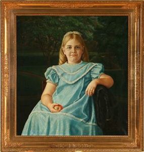 Portrait Of Inger Vibeke Jensen by Anna Maria Andersen