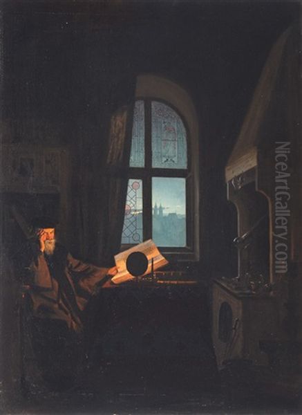Faust In His Study - view 1
