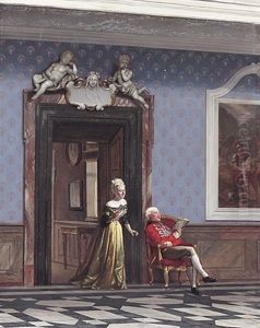 Szene Aus Dem Kuppelsaal Im Schloss Frederiksborg