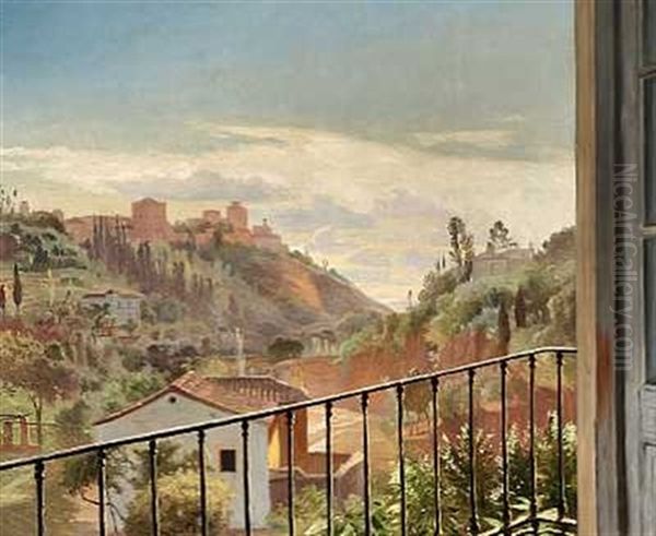 Udsigt Fra Alhambra Til Albaicin - view 1