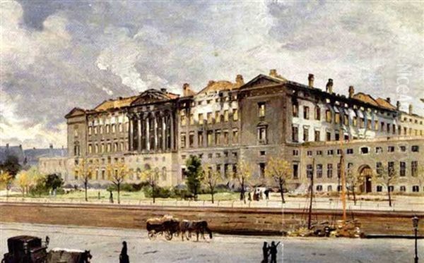 Christiansborg Efter Branden I 1884 - view 1