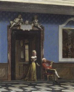 Partie Aus Dem Kuppelsaal Von Schlos Fredensburg
