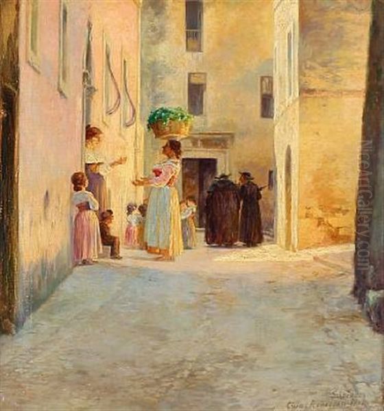View Of Subiaco In Italy - view 1