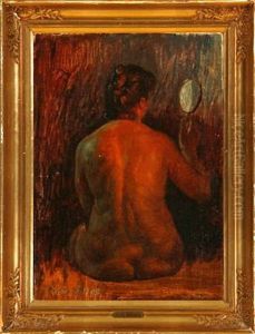 Study Of A Naked Lady by Cilius (Johannes Konrad) Andersen