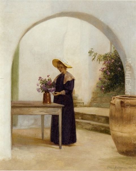 Arranging The Flowers - view 1