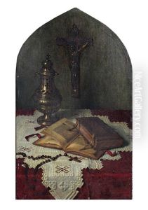 Religious Still Life by Wilhelm Andersen