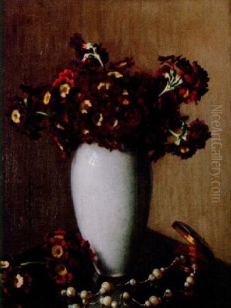 Sweet Williams In A Vase - view 1