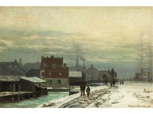 Winterlandschaft by Anders Andersen-Lundby
