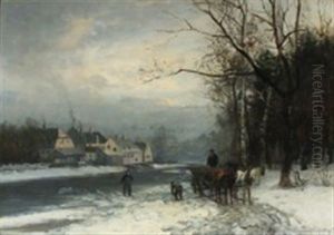View From Ladegardsaen In Copenhagen by Anders Andersen-Lundby