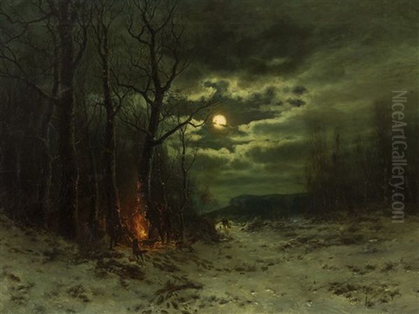 Huntsmen By The Fire - view 1