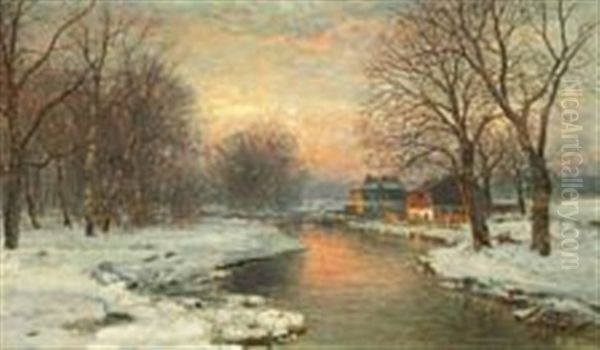 Winter Evening, Munich - view 1