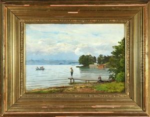 Angler Am Starnberger See Angler Am Starnberger See
