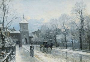 Giesing Near Munchen by Anders Andersen-Lundby