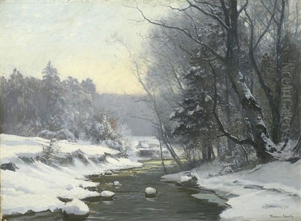 Winterliche Bachlandschaft - view 1