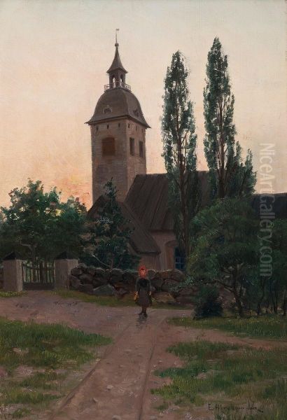 Inthe Church Yard - view 1