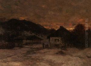 Winterlandschaft by Anders Andersen-Lundby