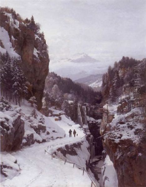 A Winter Day In The Bavarian Mountains - view 1