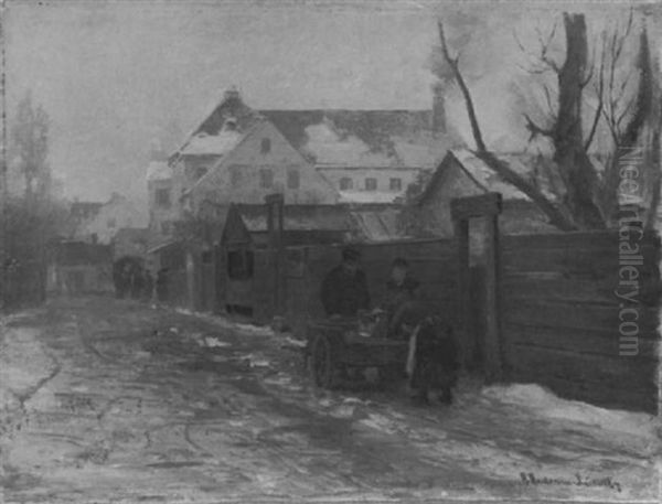 Winterliche Strassenszene - view 1