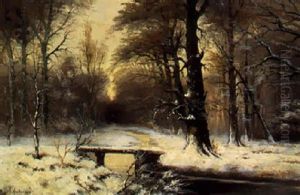 Skovparti Vinter by Anders Andersen-Lundby