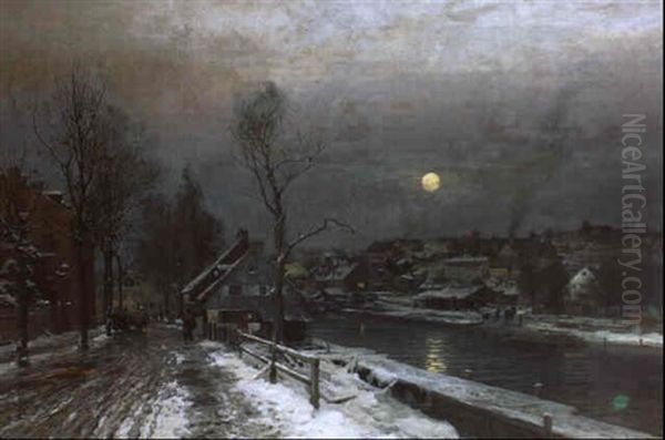 Partie In Der Au Zu Munchen Im Winter - view 1