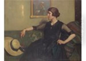 Portrait Of A Woman, Seated, The Artist Reflected In The Mirror Portrait Of A Woman, Seated, The Artist Reflected In The Mirror