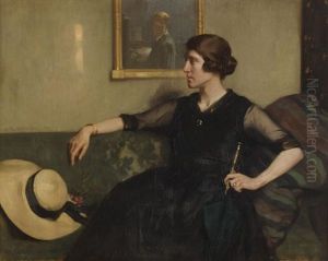 Portrait Of A Woman by James Bell Anderson