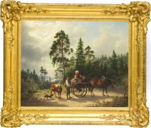 Pa Fard Till Varnamo Marknad (+ Sjalvportratt, Smllr; 2 Works) Pa Fard Till Varnamo Marknad (+ Sjalvportratt, Smllr; 2 Works)