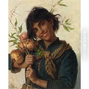 Jeune Fille Aux Grenades by Sophie Gengembre Anderson