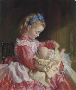 Maternal Instincts by Sophie Gengembre Anderson