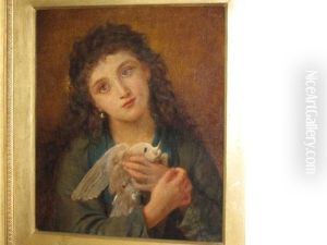 Young Girl With A Dove