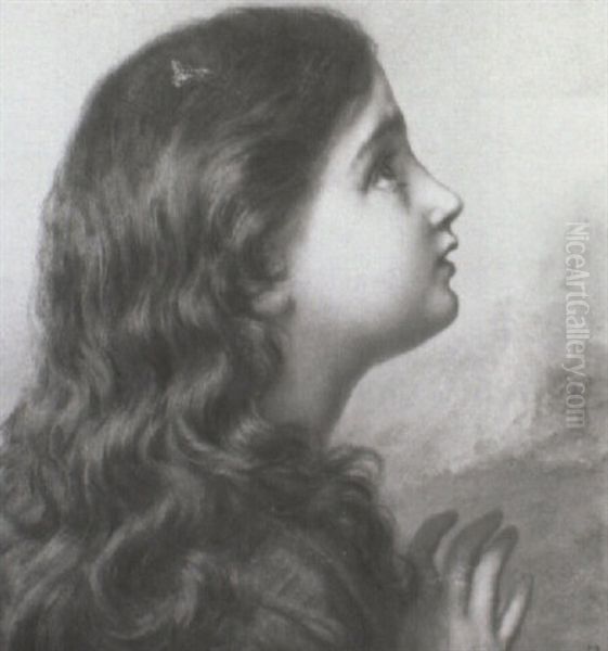 Head Study Of A Young Girl - view 1