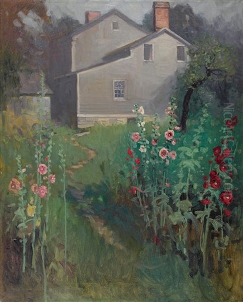 Hollyhock Time - view 1